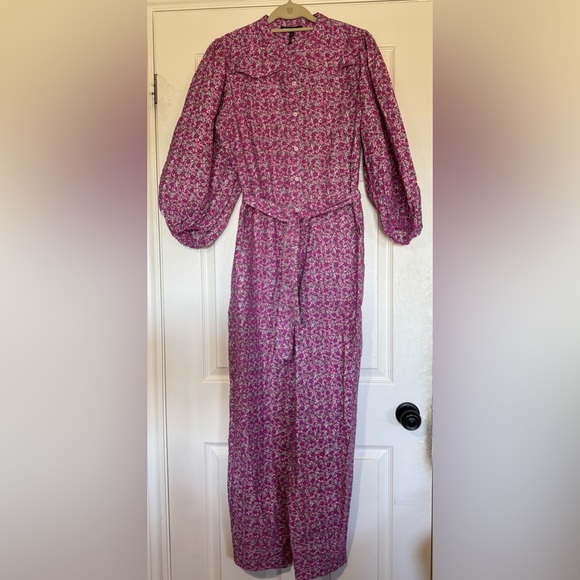 Maje
Pyad Cotton Floral Print Eyelet Jumpsuit - Picture 11 of 12